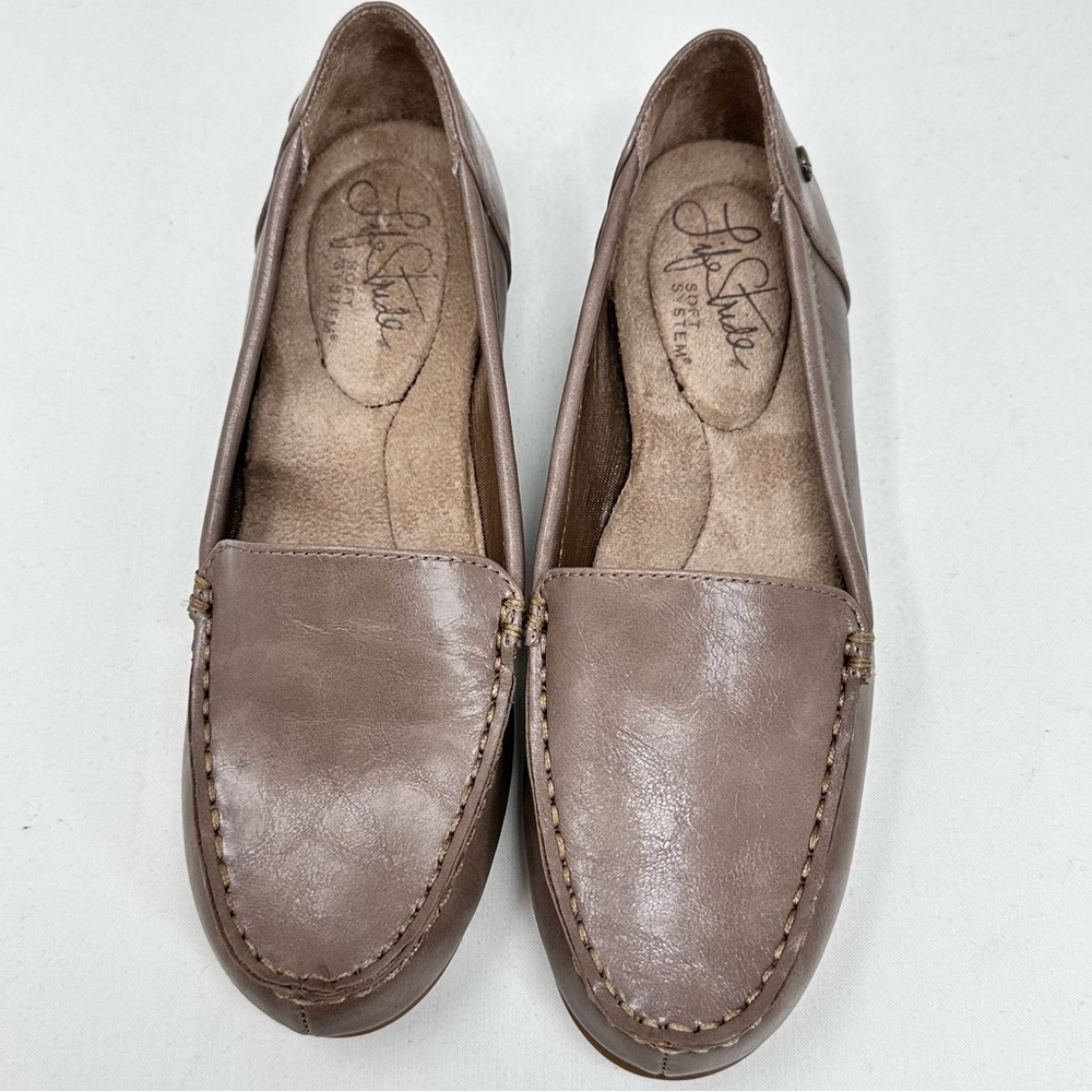 LifeStride Samantha Women's Loafers, Taupe Mushroom - Picture 5 of 14
